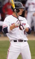 Isacc Vivas hit a solo home run against NMSU on Mother's Day.