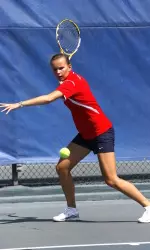 All-American Anastasia Petukhova was an academic standout during her Fresno State career. The women's tennis team has an APR of 984, nine points higher than the national average for the sport.