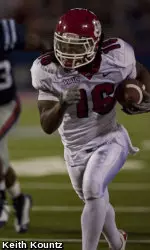 Sophomore Phillip Thomas got his third career interception at Ole Miss.,