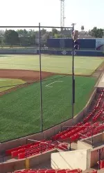 Beiden Field with the help of the Dugout Club got a new sound system and turf halo this fall.