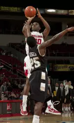 Garrett Johnson made three of four three-point field goals for the Dogs against Idaho.