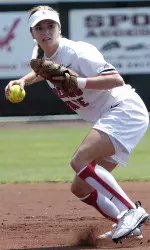 Senior shortstop Haley Gilleland and the Dogs will be featured on ESPNU when Fresno State hosts Hawai'i in a WAC contest on April 1 at 7 p.m.