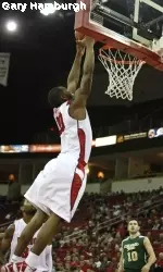 Garrett Johnson was the leading scorer for Fresno State.