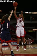 Senior guard Jaleesa Ross is nine points away from breaking Fresno State's all-time scoring record.