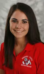 Sophomore Lanie Madrazo earned MVP honors in the Equitation on the Flat against Miami of Ohio.