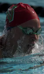 Sophomore Britney Vogel won the 1000 Freestyle event with a time of 10:47.79.