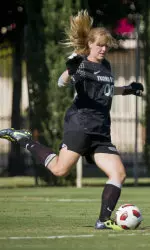Fielder earned her first collegiate win.