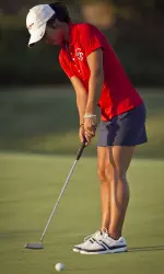 Shaylee Yano shot a season-best 1-under, 71 to lead the 'Dogs in scoring