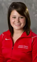 Junior Stacey Luke won the 1- and 3-meter dive competition in the dual meet against Fresno Pacific.