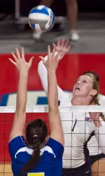 Sophomore Korrin Wild hit a match-best 19 kills in the 'Dogs four-set loss to Idaho in the final week of regular season action.