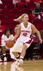 Senior Blakely Goldberg and the 'Dogs head to Pepperdine and Cal Poly this weekend.