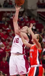 Freshman Alex Sheedy scored a career-high 16 points against Cal Poly.
