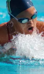 Michelle Dockendorf set a career best time in the 200 Breastroke, her second career best time set at the Arena Invitational.