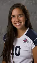 Ceclia Agraz is the first Fresno State volleyball Academic All-American in the 41 years of the program's history.