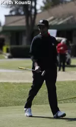 Junior Bhavik Patel posted the second best score of the second round.