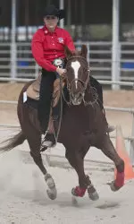 Sophomore Sydney Coletti earned her third MVP honor in the Reining event this season.