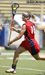 Sophomore Amanda Cross scored two goals in Fresno State's season opener at Stanford.