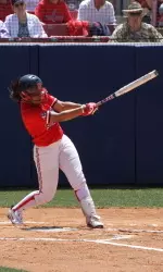 Courtney Moore launched a first-inning home run as Fresno State beat No. 8 Missouri on Friday.