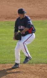 Greg Gonzalez struck out eight batters in his first win of the 2011 season.