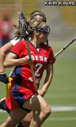 Sophomore midfielder Taylor Fiehler scored one goal for the Bulldogs on Saturday.