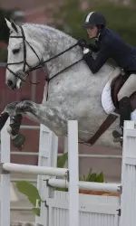 Freshman Hillary West earned her first MVP honor in Equitation Over Fences today.