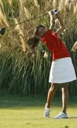 Senior Chelsea Czinski shot a Bulldog best 5-over during the second round Monday.