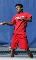 Siddharth Alapati earned a singles victory for the Bulldogs