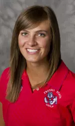 Krysta Clark claimed the best round for the Dogs at the Juli Inkster Spartan Invite.