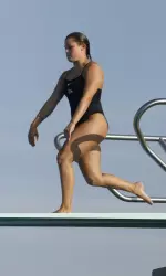 Stacey Luke finished her second consecutive NCAA Zone competition with a 13th-place finish in platform diving.