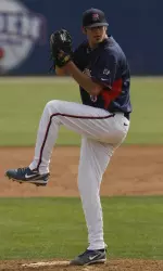 Junior Charlie Robertson recorded his fourth save in his fourth appearance.