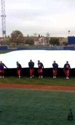 The Bulldogs have had two games canceled this season due to rain.