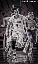 Senior guard Jaleesa Ross was named to the all-WAC first team for the third season in a row.