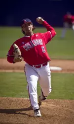 Junior Josh Poytress threw his second-consecutive complete game on Saturday afternoon.