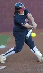 Senior Caitlin Stiglich delivered a two-out, two-strike RBI single to force extra innings on Tuesday afternoon.