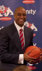 Rodney Terry has been named Fresno State's head men's basketball coach.