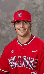 Junior Josh Poytress recorded the first complete game of the year for the Bulldogs on Saturday.