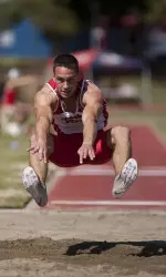 David Deal finished third in the decathlon at the WAC Championships.