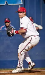 Four-year starter Danny Muno was one of five seniors honored before Sunday's game.