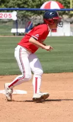 Diane Runge scored the game winning run in the tenth during NCAA Regional action.