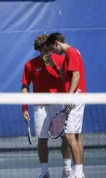 No. 15 Boutillier and de Villiers fell to No. 12 Cochrane and Puetz of Auburn in the first round of the NCAA Doubles Championship.