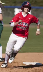 Senior Haley Gilleland stole two more bases to reach 25 on the year - two shy of the school record.