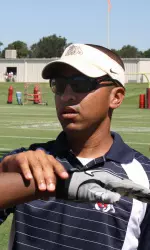 Hill is entering his fourth season as head football athletic trainer.