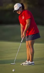 Freshman Madchen Ly competed in her first collegiate tournament.