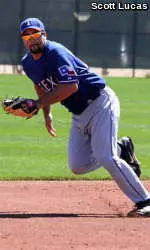 Mendonca was drafted in the second round by the Texas Rangers in 2009.