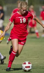 Callie Hancock spent the full 110 minutes on the pitch.