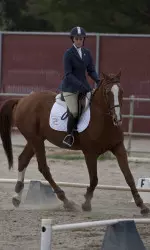 Senior Nicole Roworth received an MVP honor in Equitation over Fences recording a Round One high score 83.