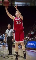 Junior Rosie Moult made broke the single-game record for 3-pointers made with nine against Seattle U.