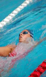 Junior Sarah Pino and the 'Dogs will swim against Pepperdine, USD, and Loyola Marymount at the USD Beach Cup.
