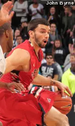 Senior Steven Shepp scored nine points and added four assists in the 'Dogs 74-61 loss at Nevada.