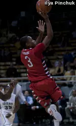 Kevin Olekaibe scored a team-best 15 points in a four-point road loss at Idaho on Saturday.